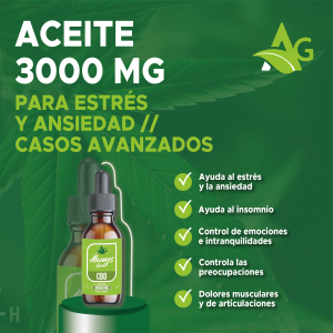 CBD en Aceite de 3000mg 30ml Aislado