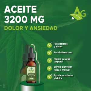 CBD en Aceite de 3200mg 30ml Amplio Espectro