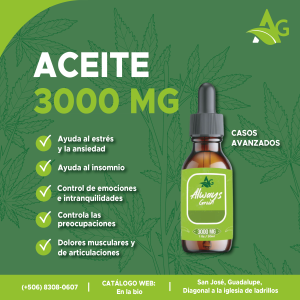 Aceite de CBD 3000mg 30ml Always Green