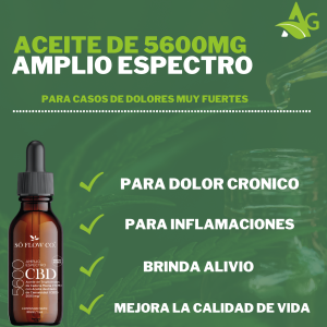 Aceite de 5600mg 30ml amplio espectro