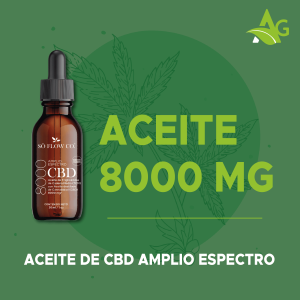 Aceite de 8000mg 30ml amplio espectro