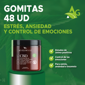 CBD en Gomitas de 1200mg 48 Unidades Amplio Espectro