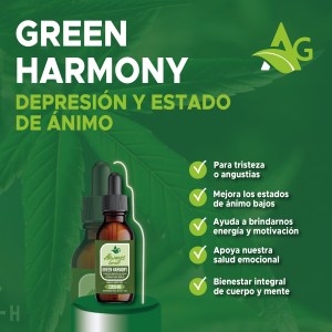 CBD en Aceite "Green Harmony" de 2200mg 30ml Amplio Espectro