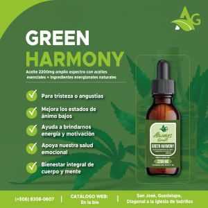 Green Harmony 2200mg 30ml de CBD amplio espectro
