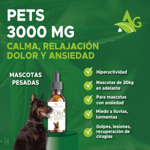 CBD en Aceite para mascotas 3000mg 30ml