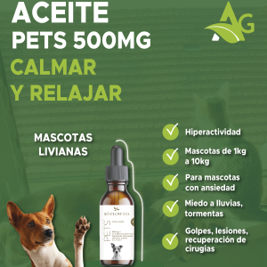 Aceite de CBD para mascotas 500mg