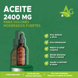 CBD en Aceite de 2400mg 30ml Amplio Espectro