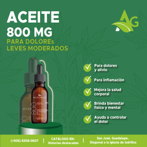 CBD en Aceite de 800 mg 30ml Amplio Espectro