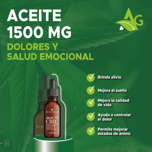 CBD en Aceite de 1500mg 30ml Full spectrum