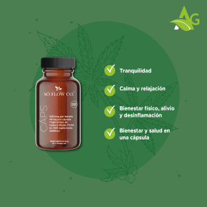Capsulas de CBD 1200mg 30 unidades