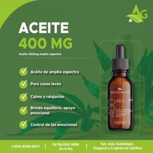 CBD en Aceite 400mg 30ml Amplio Espectro