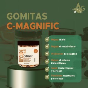 Gomita Funcional "C Magnific" (Citrato de magnesio + vitamina C + Maracuya)