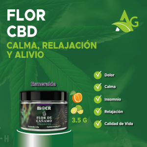 CBD en flor Espectro Completo 3.5g Esmeralda